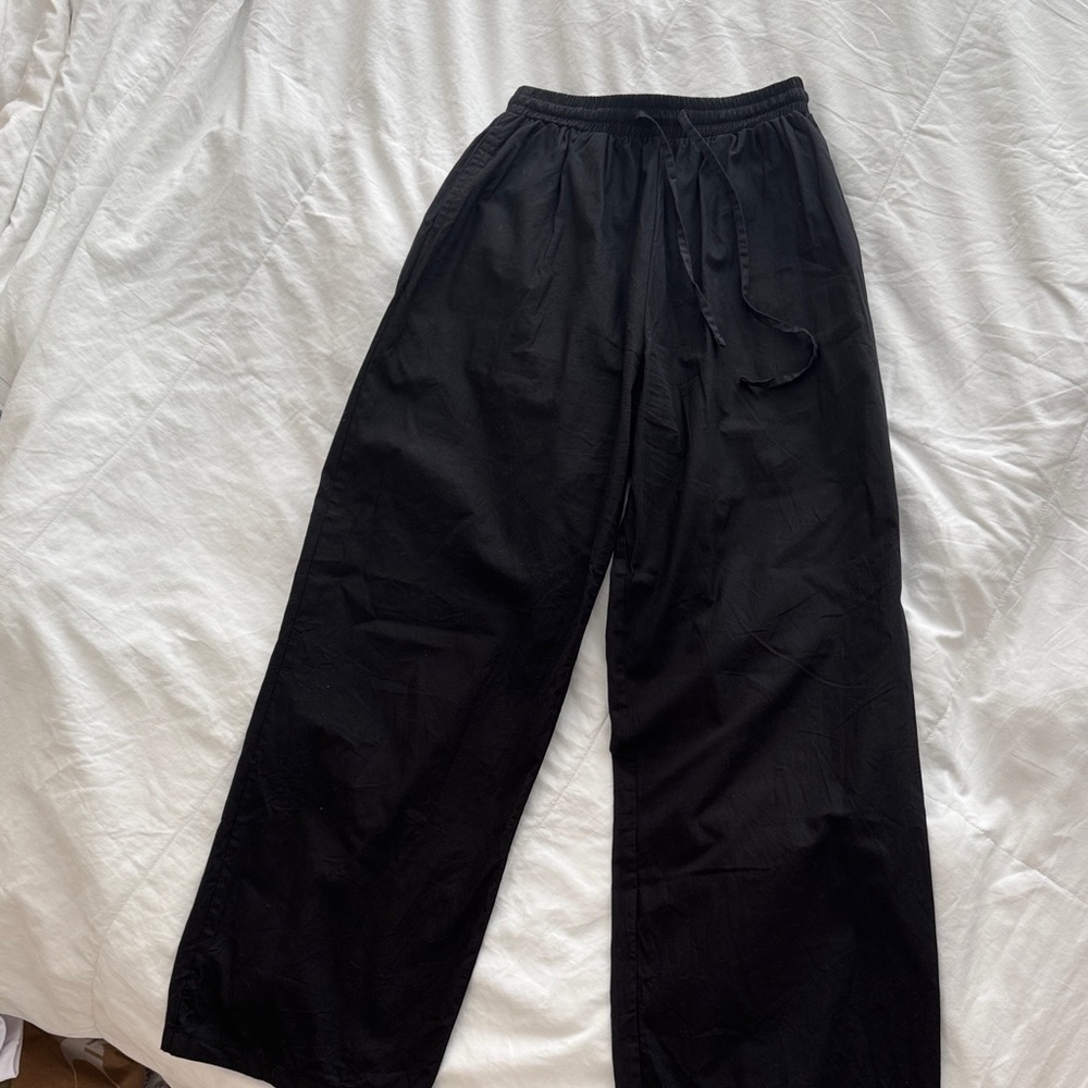 PrettyLittleThing petite black pants